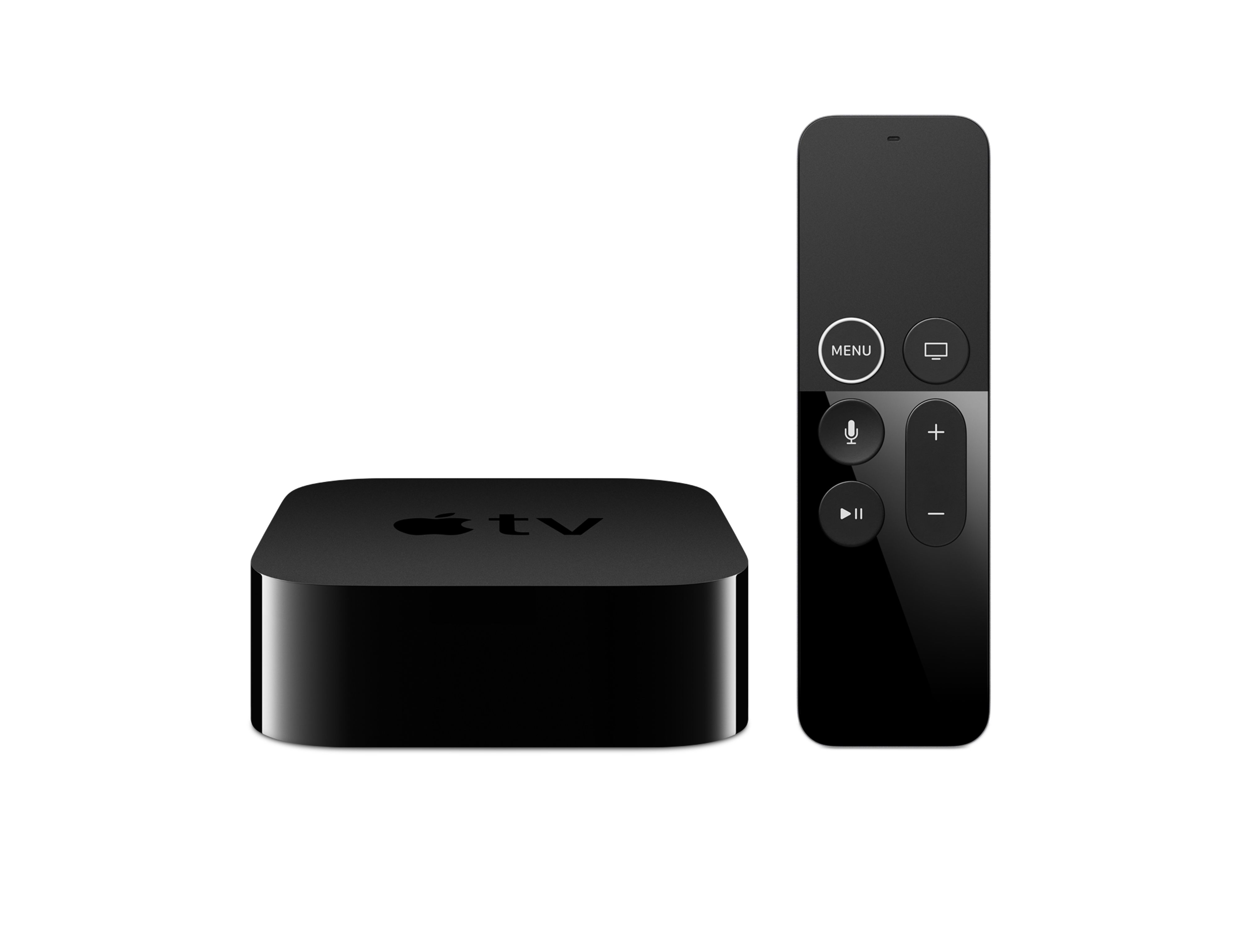 Apple TV 4K and its original remote